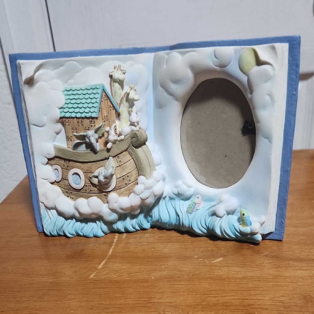 Noah's Ark Blue Photo Frame